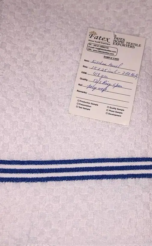 Kitchen towel with stripes